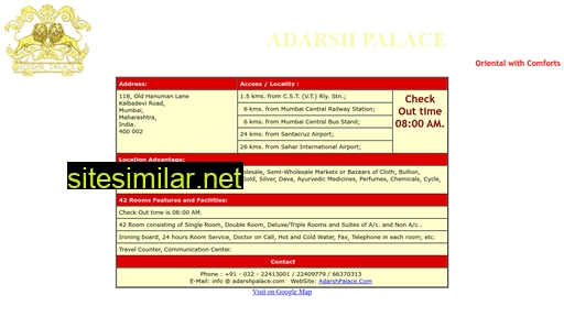 adarshpalace.com alternative sites