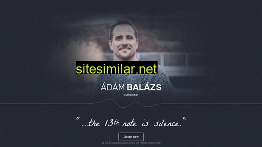 adambalazs.com alternative sites