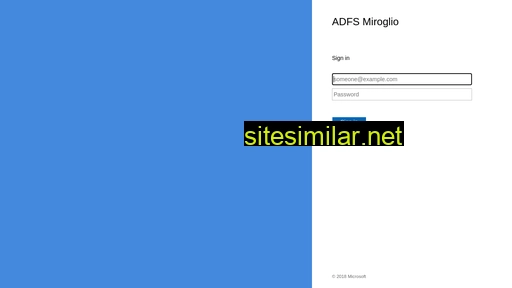 adfs.miroglio.com alternative sites