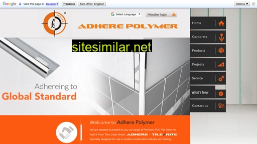 adherepolymer.com alternative sites