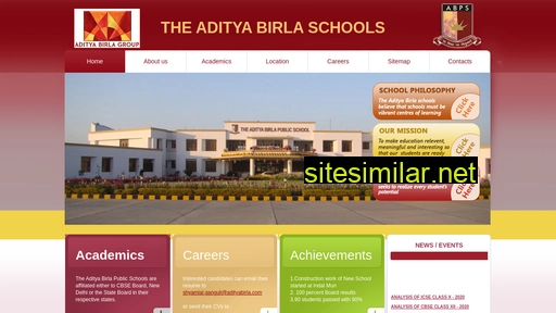 Adityabirlaschools similar sites