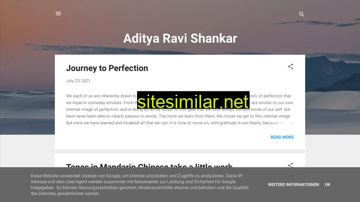 adityaravishankar.com alternative sites