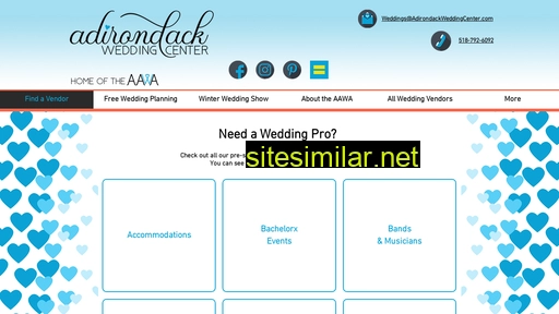adirondackweddingcenter.com alternative sites