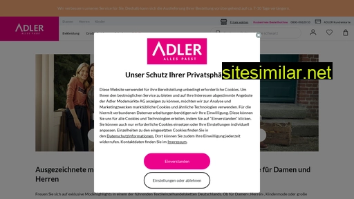adlermode.com alternative sites
