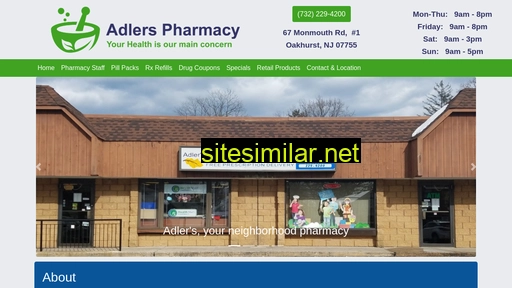 adlers-pharmacy.com alternative sites