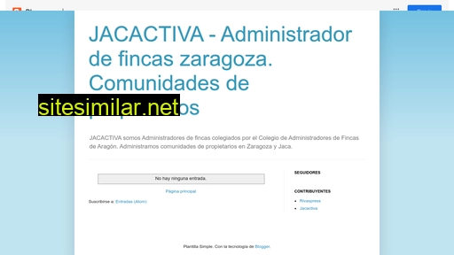 administradorfincaszaragoza.com alternative sites