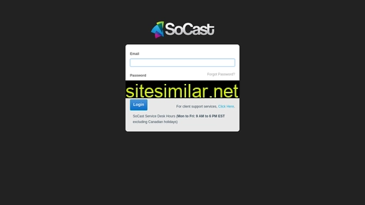 admin.socastsrm.com alternative sites