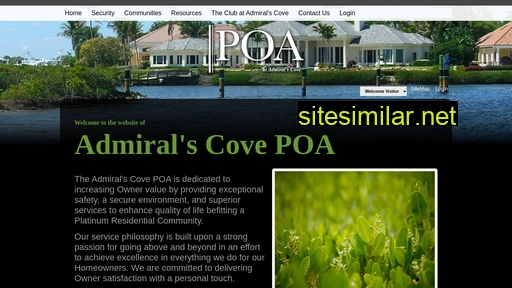admiralscovepoa.com alternative sites