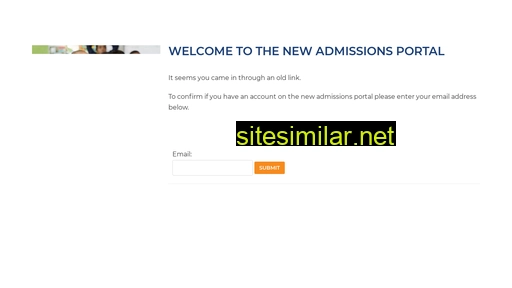 Admissions similar sites