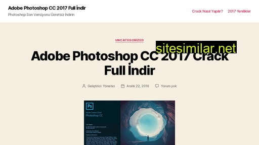 Adobephotoshop2017indir similar sites