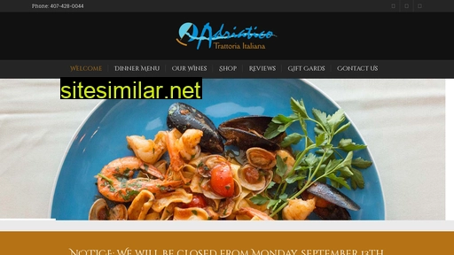adriatico-trattoria.com alternative sites