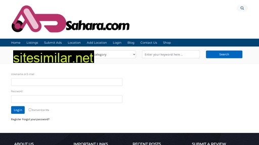 adsahara.com alternative sites