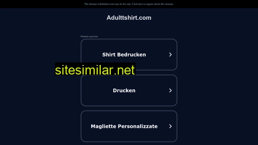 Adulttshirt similar sites