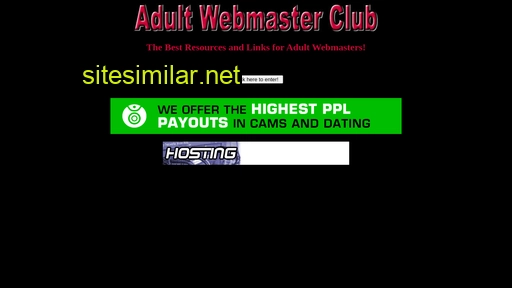 adultwebmasterclub.com alternative sites