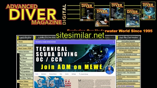 advanceddivermagazine.com alternative sites
