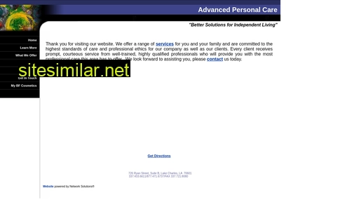 advancedpersonalcare.com alternative sites