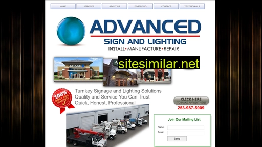 advancedsignandlighting.com alternative sites