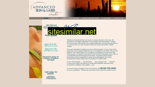 advancedskinandlaser.com alternative sites
