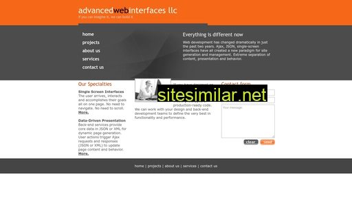 Advancedwebinterfaces similar sites