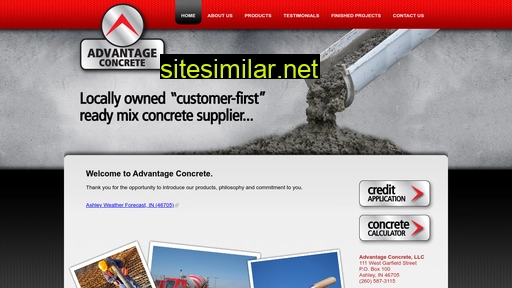 advantageconcretein.com alternative sites