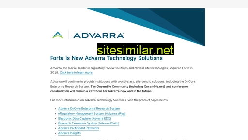 advarra.com alternative sites