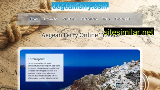 aegeanferry.com alternative sites