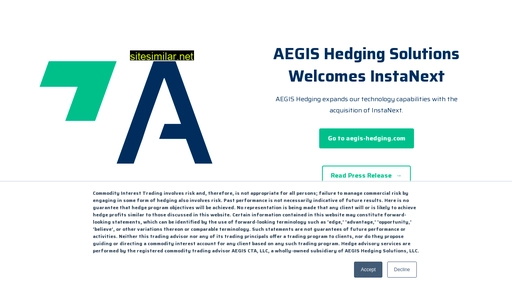 aegis-hedging.com alternative sites