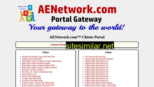 Aenetwork similar sites
