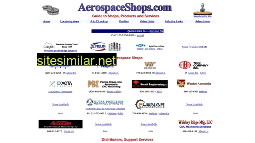 aerospaceshops.com alternative sites