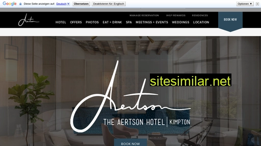 aertsonhotel.com alternative sites