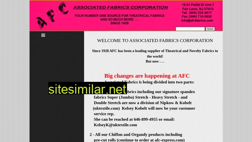 afcfabrics.com alternative sites