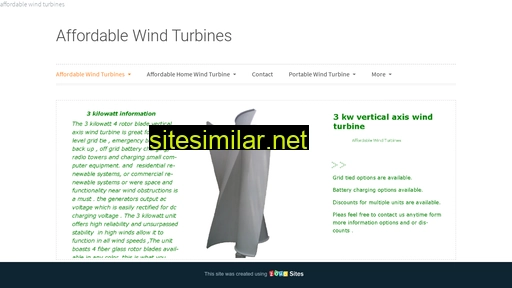Affordablewindturbines similar sites