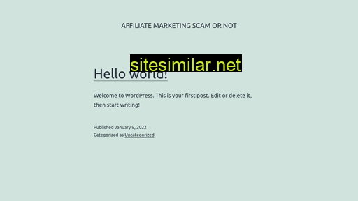 affiliatemarketingscamornot.com alternative sites