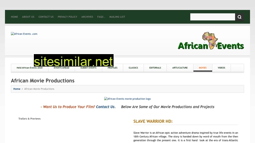 africantheaterusa.com alternative sites
