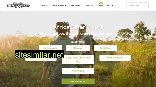 Africanoverlandtours similar sites