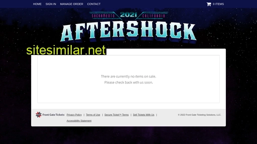 aftershock.frontgatetickets.com alternative sites