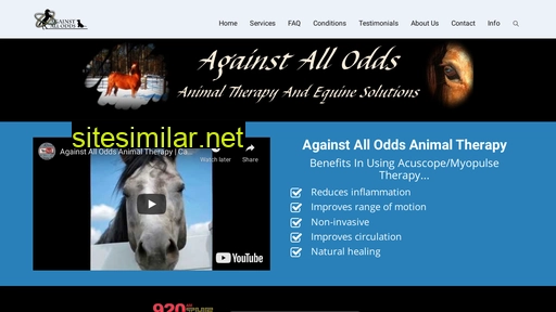 againstalloddsanimaltherapy.com alternative sites
