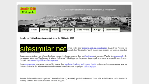 Agadir1960 similar sites