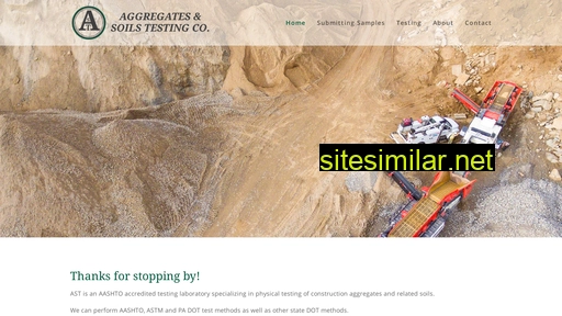 aggregatesandsoilstesting.com alternative sites