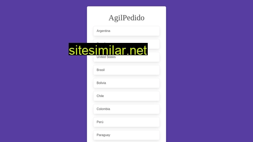 agilpedido.com alternative sites