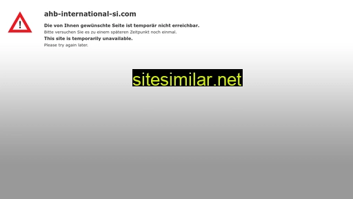 Ahb-international-si similar sites
