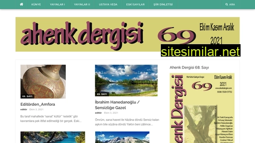 ahenkdergisi.com alternative sites