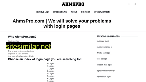 ahmspro.com alternative sites
