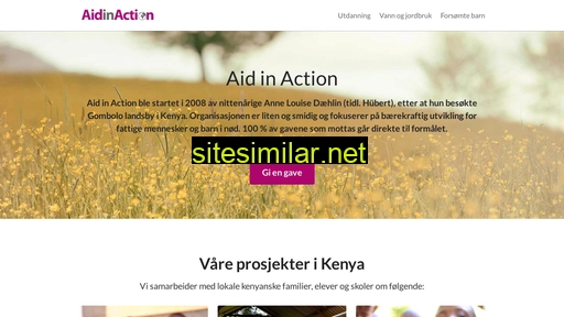 aidinaction.com alternative sites