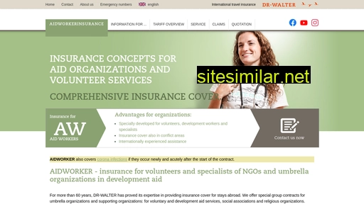 aidworkerinsurance.com alternative sites