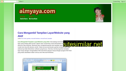 aimyaya.blogspot.com alternative sites