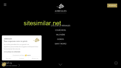 airelles.com alternative sites