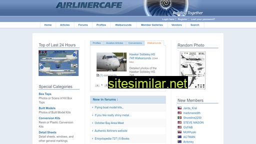 airlinercafe.com alternative sites