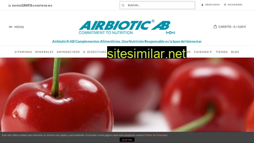 Airbiotic similar sites