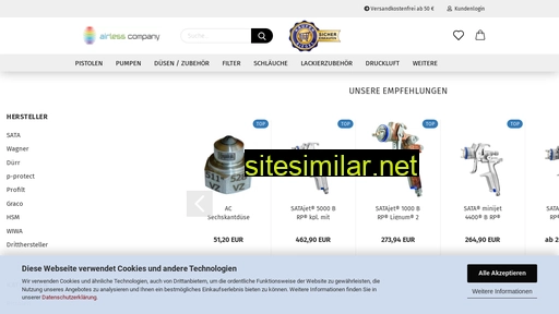 airless-company.com alternative sites